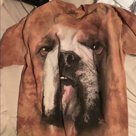 The Mountain Other - Large English Bulldog Tshirt
